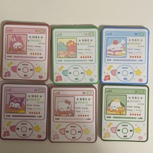 5pc Sanrio Stickers